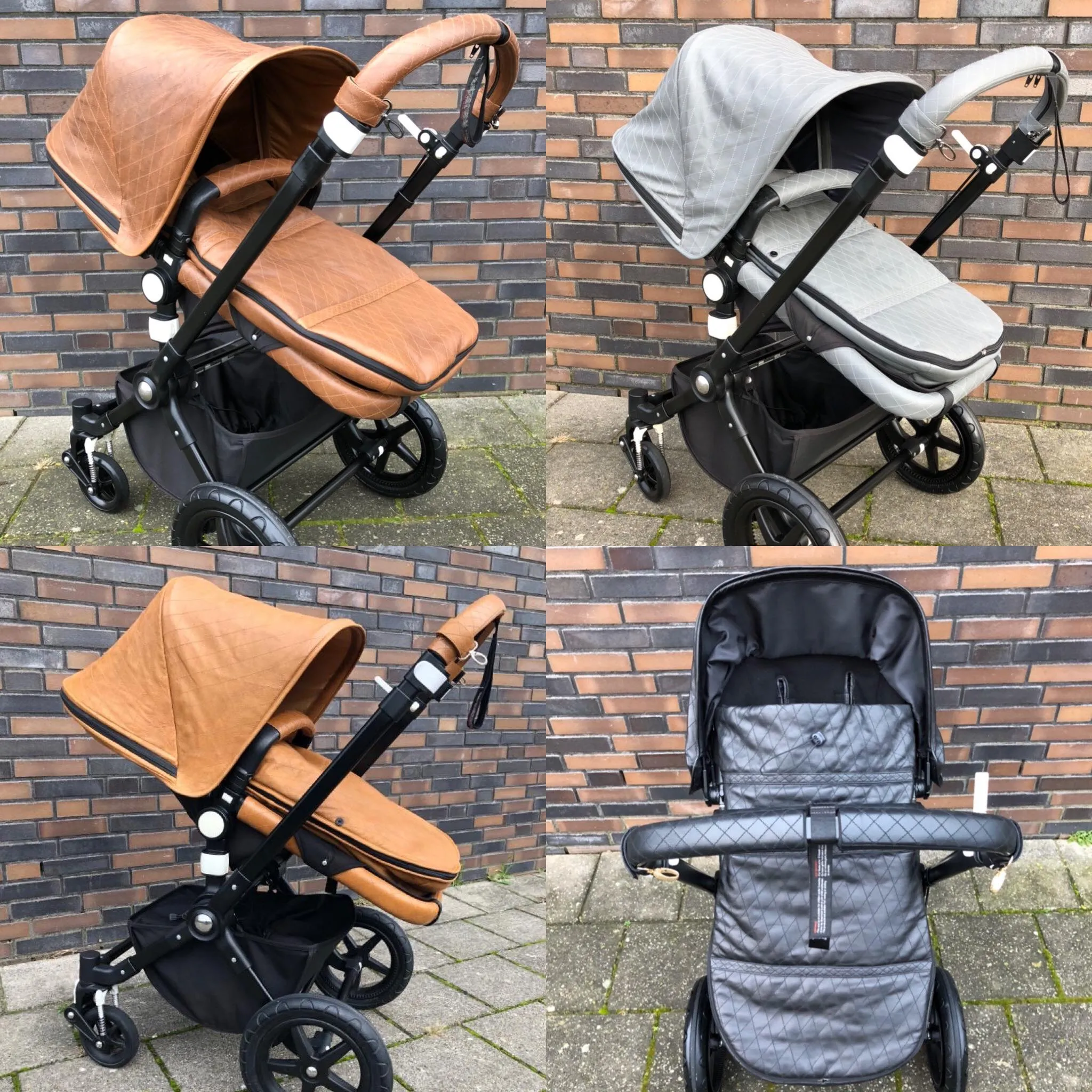 Re-Covers kinderwagen leder voetenzak universeel
