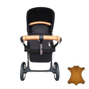 Vervangbare lederen handvat hoezen set voor draagbeugel en duwbeugel van Bugaboo Buffalo