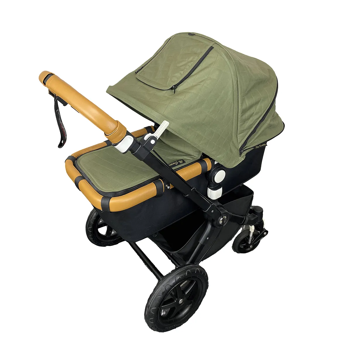 Bugaboo Donkey aanvullende bekledingset Zonnekap 2x Wiegdekje 1x Canvas stof 16 kleuren - Afbeelding 17