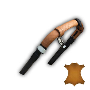 Quinny Moodd handvat hoes leder (duwbeugel bekleding)