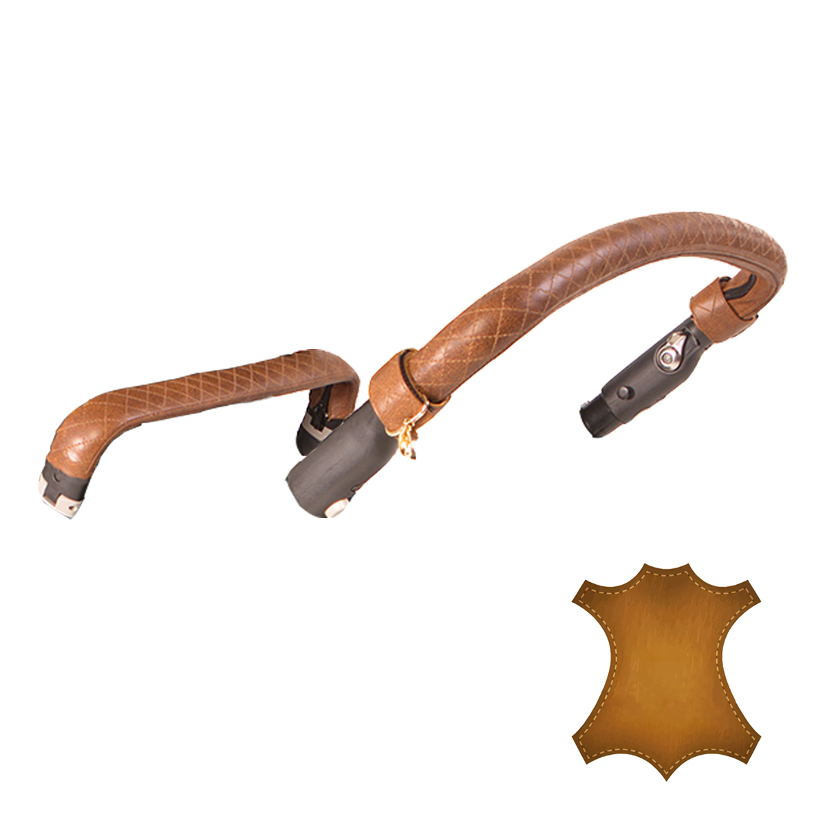 Mima Xari Rose Gold handvat hoes echt leer duwbeugel en draagbeugel