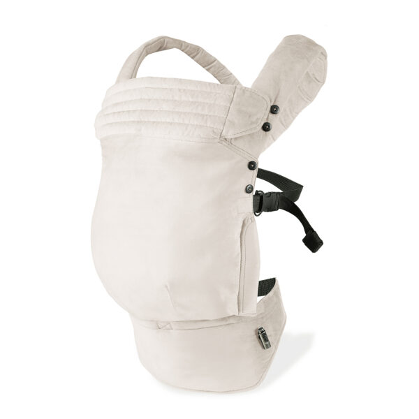 Baby draagzak fluweel Off White