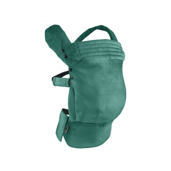 Draagzak Baby Groen Fluweel - Afbeelding 4