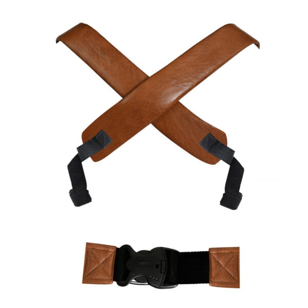 Draagzak Baby Lamsleer Cognac Brown Dark - Afbeelding 4