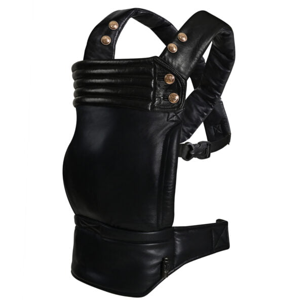 Baby Draagzak Lamsleer Zwart - Afbeelding 2