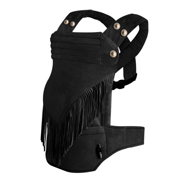 Baby Draagzak Fluweel met Fringe - Afbeelding 4