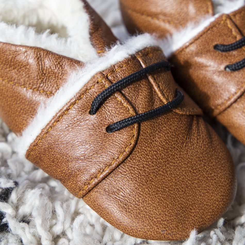 Baby Schoentjes van Lamsleer – cognac