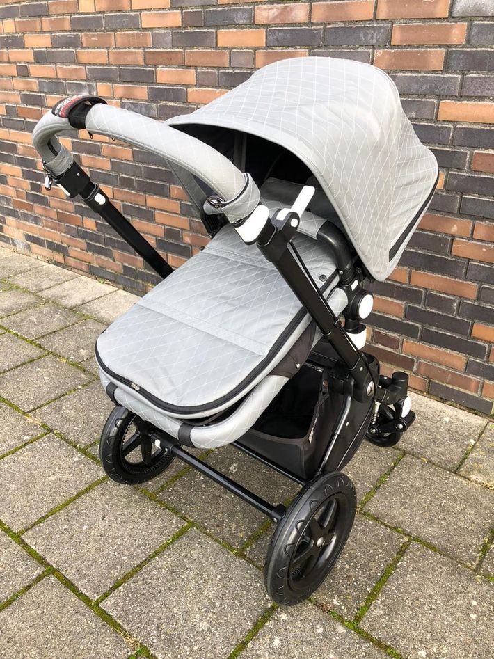 Bugaboo Cameleon en Fox kinderwagen leder zonnekap (Nappa leder)