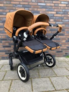 Bugaboo Donkey Duo Twin kinderwagen leder bekleding (8-delige kit)