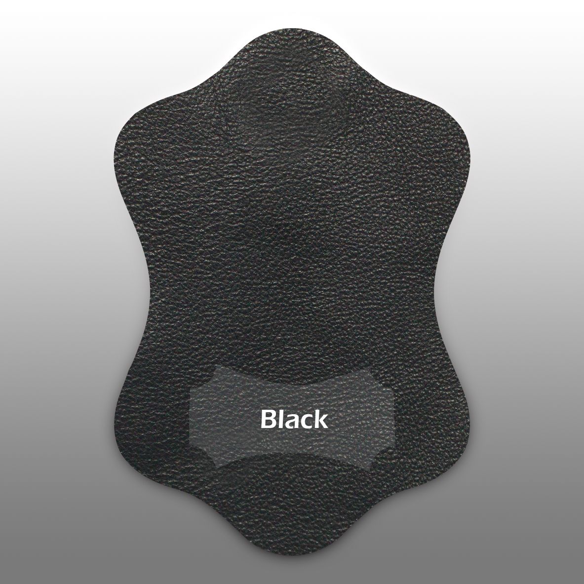 Kleurstaal lamsleer black