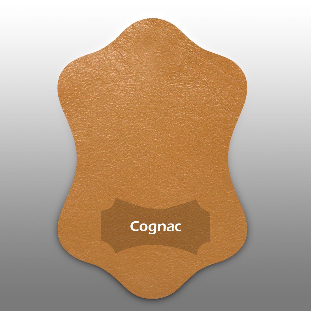 Kleurstaal lamsleer cognac