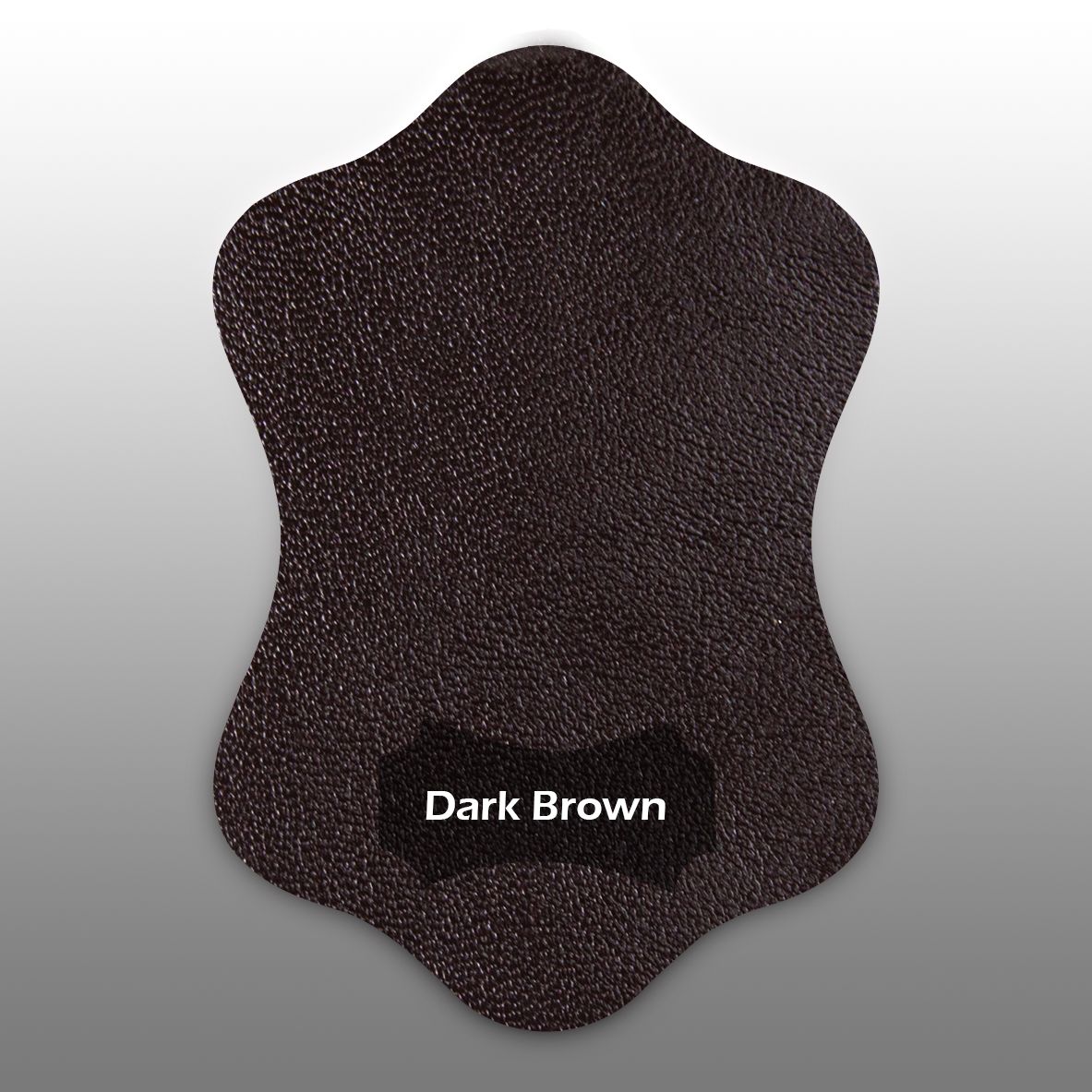 Kleurstaal lamsleer dark brown
