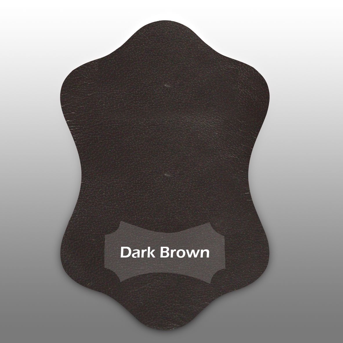 Kleurstaal lamsleer dark brown