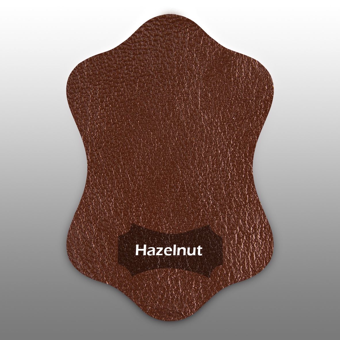 Kleurstaal lamsleer hazelnut