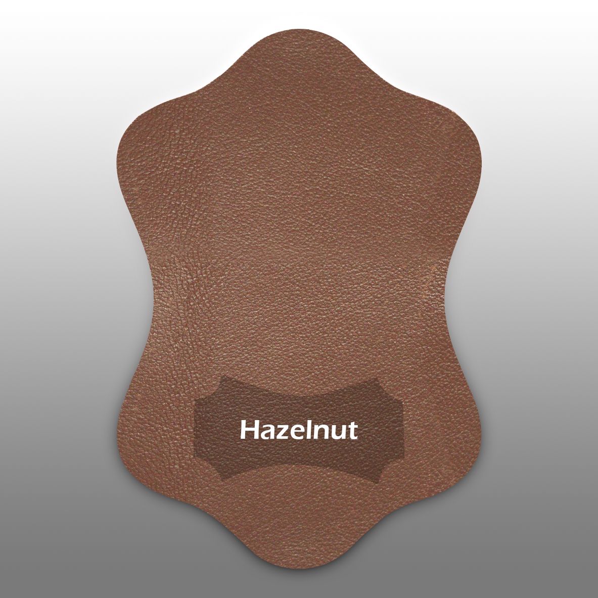 Kleurstaal lamsleer hazelnut