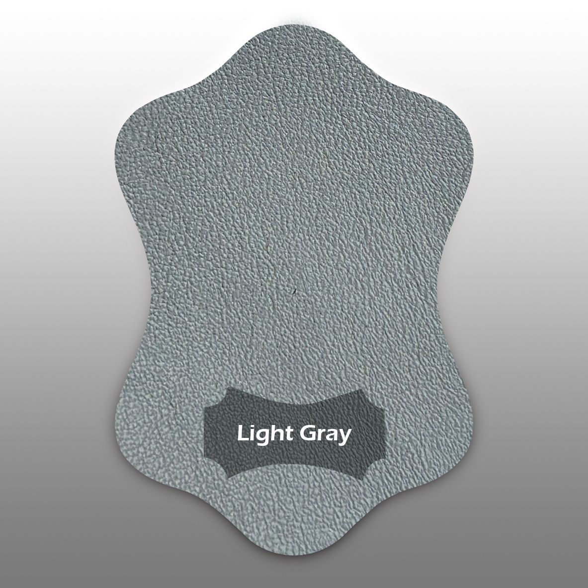 Kleurstaal lamsleer light gray