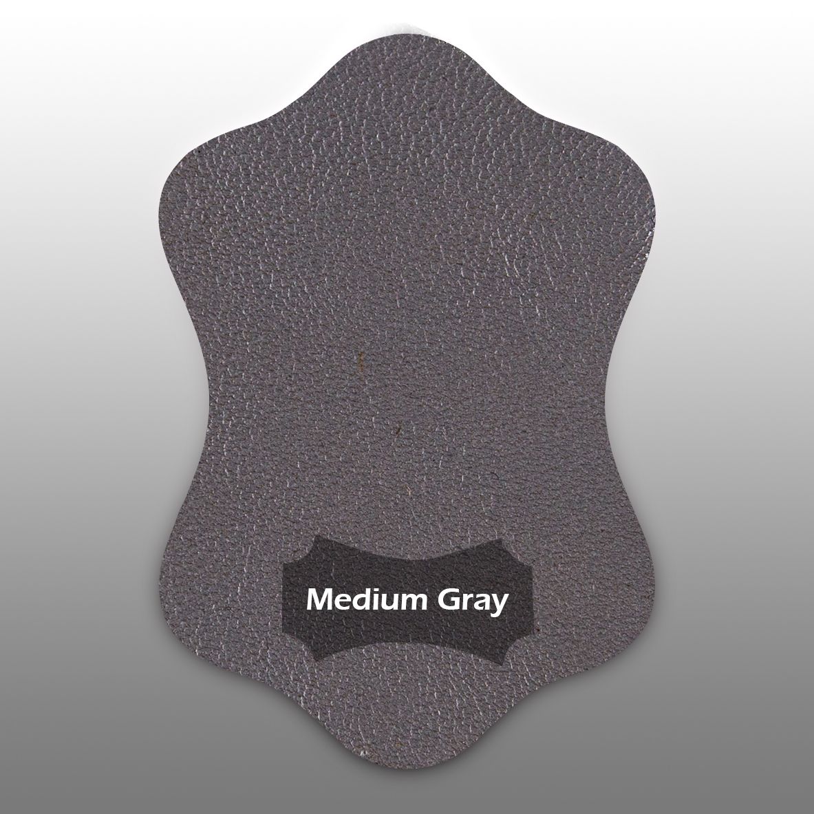 Kleurstaal lamsleer medium gray