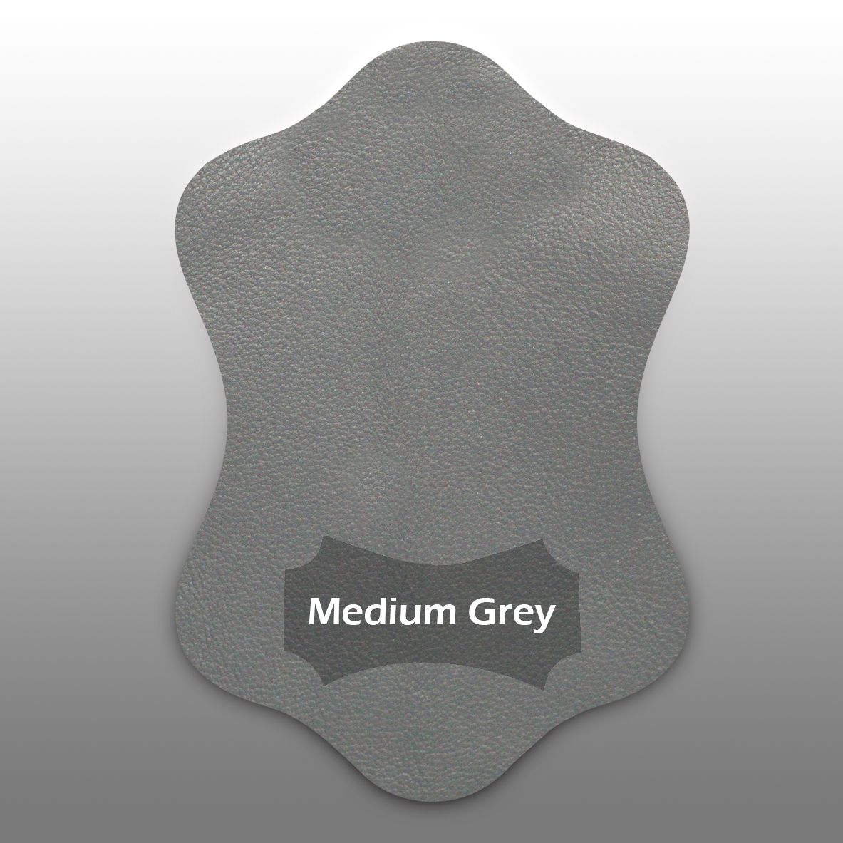 Kleurstaal lamsleer medium grey
