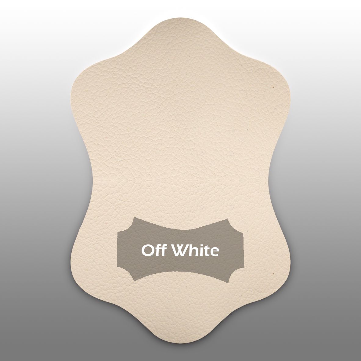 Kleurstaal lamsleer off white