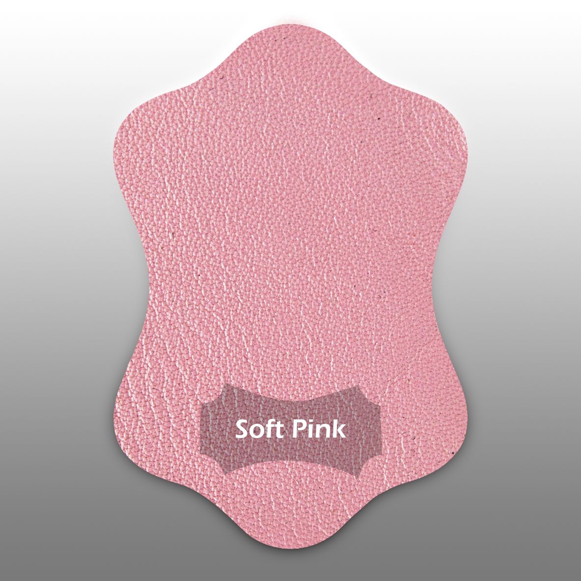Kleurstaal lamsleer soft pink